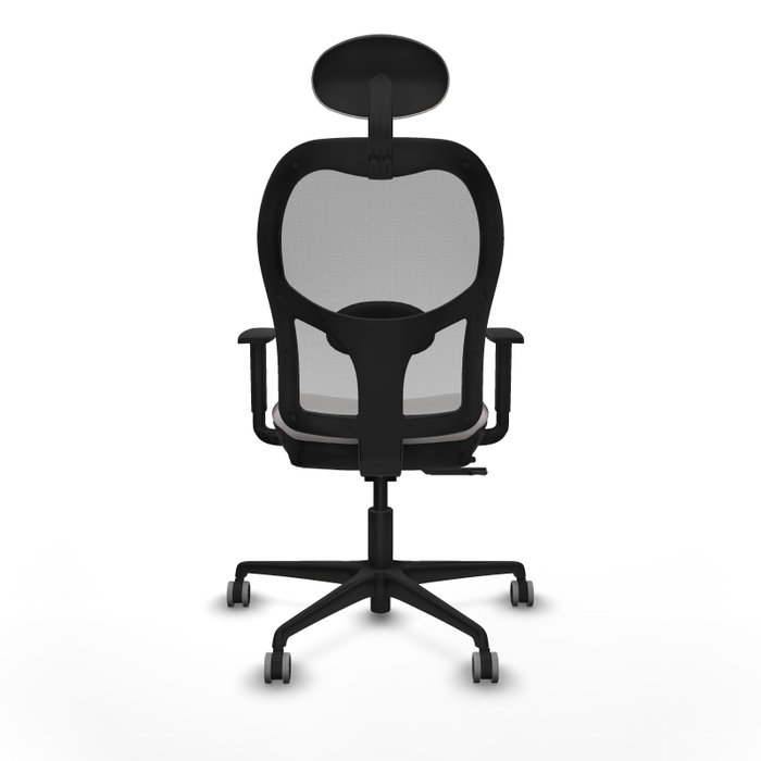 PIQUERAS Y CRESPO Silla de oficina Jorquera Sincro/Traslack Blanco y Gris