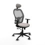 PIQUERAS Y CRESPO Silla de oficina Jorquera Sincro/Traslack Blanco y Gris