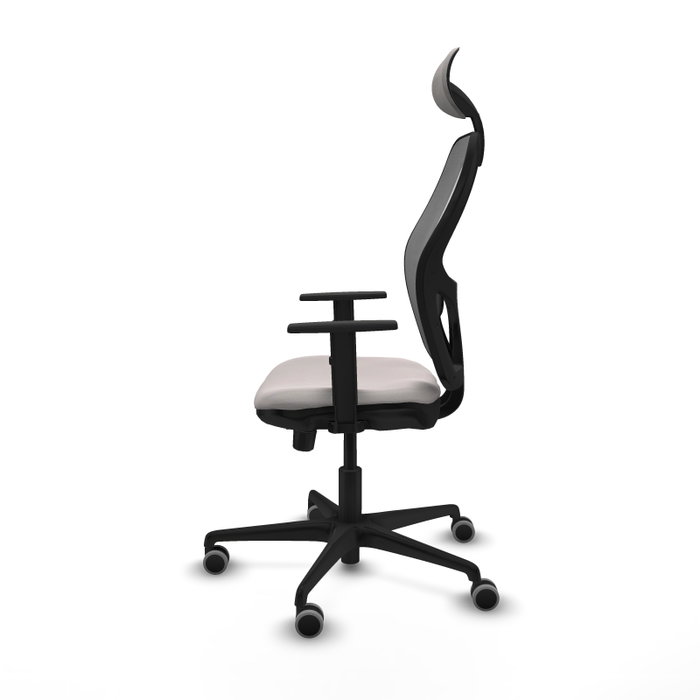 PIQUERAS Y CRESPO Silla de oficina Jorquera Sincro/Traslack Blanco y Gris