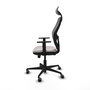 PIQUERAS Y CRESPO Silla de oficina Jorquera Sincro/Traslack Blanco y Gris