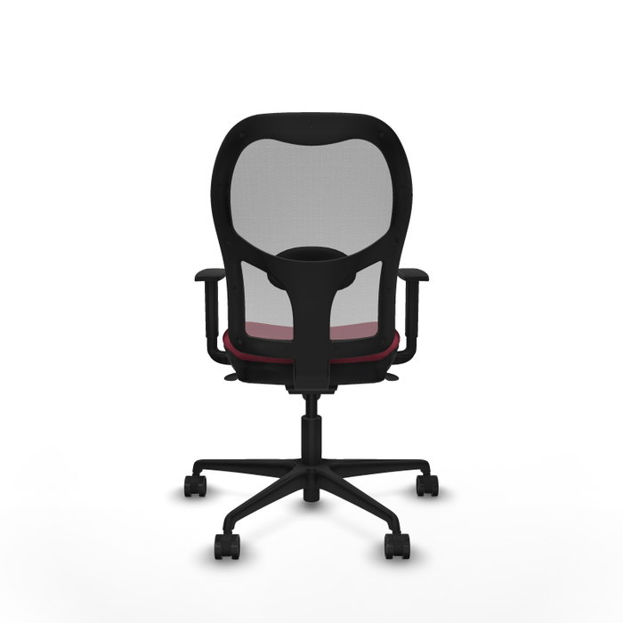 PIQUERAS Y CRESPO Silla de oficina Jorquera con mecanismo Sincro, Granate y Gris PIQUERAS Y CRESPO Silla de oficina Jorquera con mecanismo Sincro, Granate y Gris