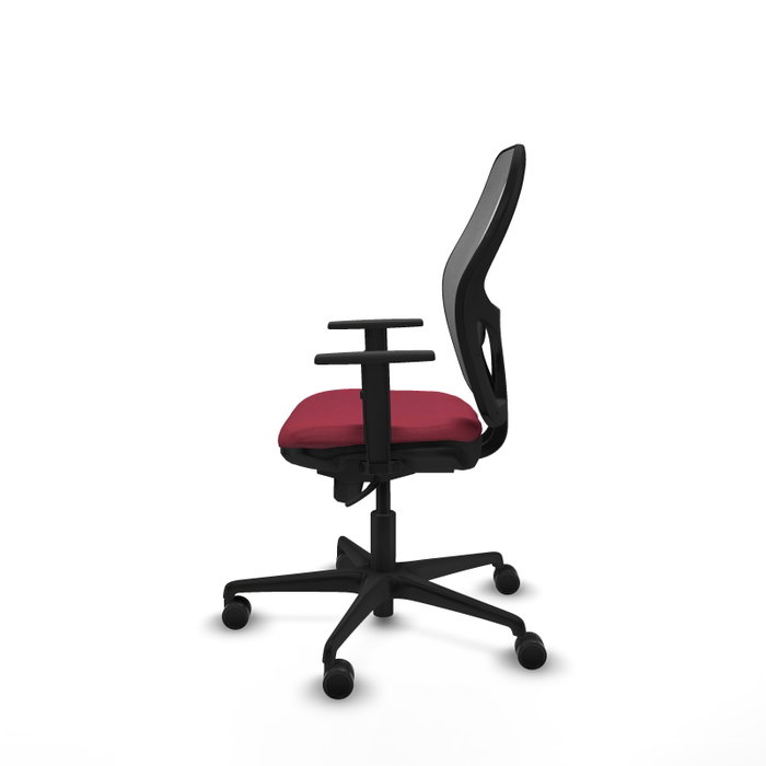 PIQUERAS Y CRESPO Silla de oficina Jorquera con mecanismo Sincro, Granate y Gris PIQUERAS Y CRESPO Silla de oficina Jorquera con mecanismo Sincro, Granate y Gris