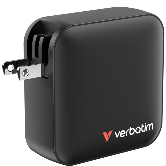 Verbatim Mini GaN Charger 165W 4 Puertos (3x USB-C, 1x USB-A) US/EU/UK Verbatim Mini GaN Charger 165W 4 Puertos (3x USB-C, 1x USB-A) US/EU/UK