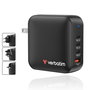 Verbatim Mini GaN Charger 165W 4 Puertos (3x USB-C, 1x USB-A) US/EU/UK