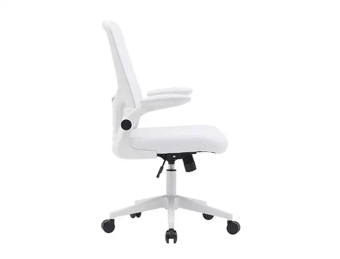 Q-connect Silla de Oficina Alba Malla Base Metálica Ajustable Premium Color Blanco Máx 1110 mm