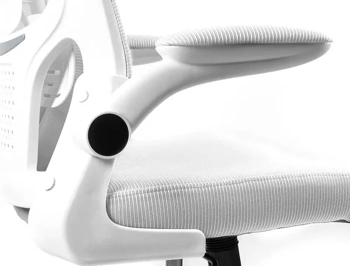 Q-connect Silla de Oficina Alba Malla Base Metálica Ajustable Premium Color Blanco Máx 1110 mm