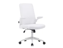 Q-connect Silla de Oficina Alba Malla Base Metálica Ajustable Premium Color Blanco Máx 1110 mm