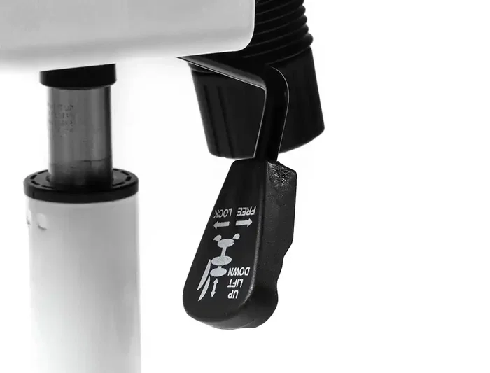 Q-connect Silla de Oficina Alba Malla Base Metálica Ajustable Premium Color Blanco Máx 1110 mm