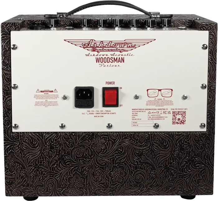 Ashdown Woodsman Amplificador Guitarra Acústica Transistores 25W Marrón