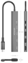 Aisens USB-C Dock 5 en 1 HDMI 4K, 2xUSB-A, 2xUSB-C PD, Gris