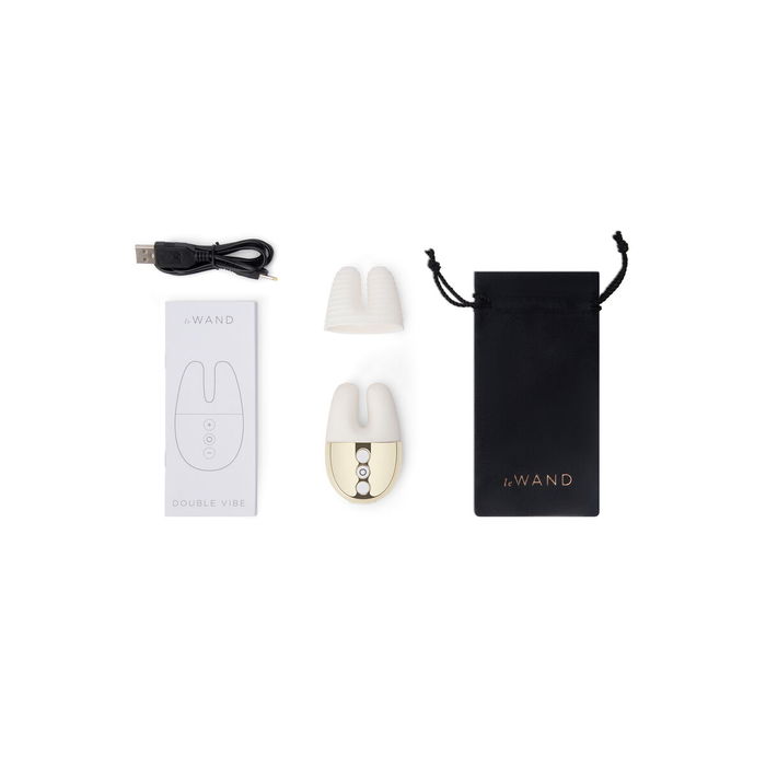 Vibrador Doble Estimulación Le Wand Blanco
