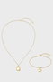 Hugo Boss Set de Collar y Pulsera Dorado