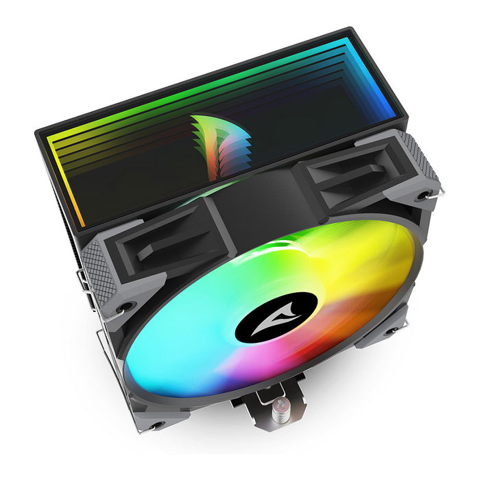 Sharkoon A50 RGB Black Refrigerador de aire para CPU 12 cm 1800 RPM Negro con Iluminación LED