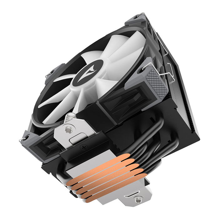 Sharkoon A50 RGB Black Refrigerador de aire para CPU 12 cm 1800 RPM Negro con Iluminación LED