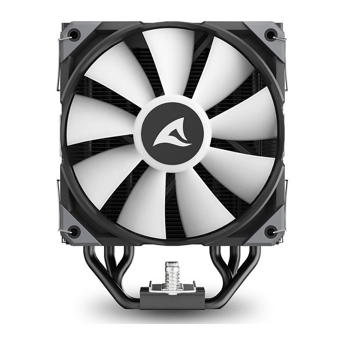 Sharkoon A50 RGB Black Refrigerador de aire para CPU 12 cm 1800 RPM Negro con Iluminación LED
