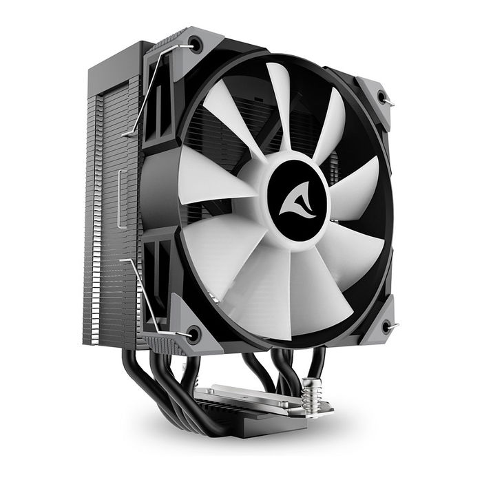 Sharkoon A50 RGB Black Refrigerador de aire para CPU 12 cm 1800 RPM Negro con Iluminación LED