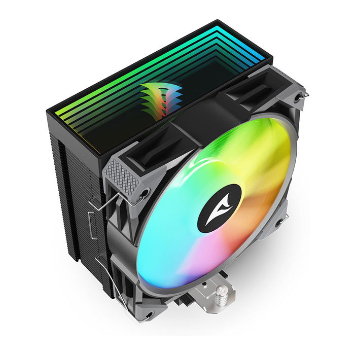 Sharkoon A50 RGB Black Refrigerador de aire para CPU 12 cm 1800 RPM Negro con Iluminación LED