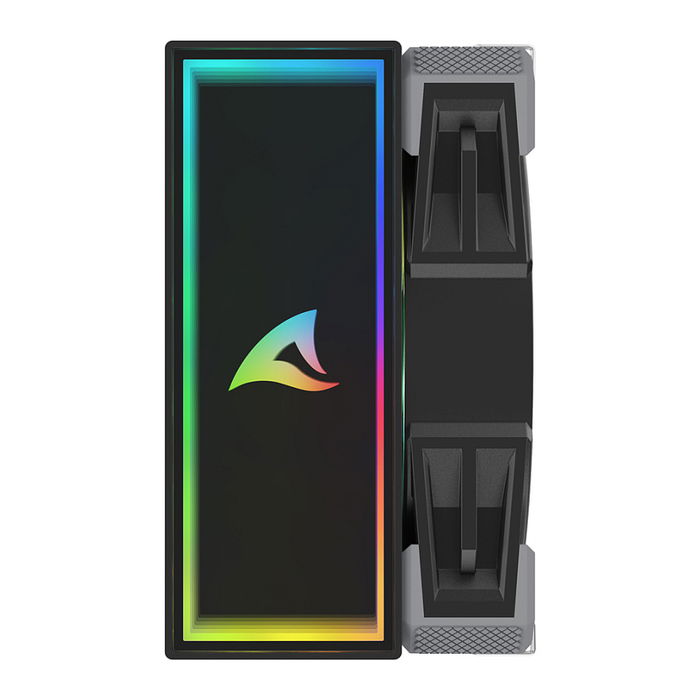 Sharkoon A50 RGB Black Refrigerador de aire para CPU 12 cm 1800 RPM Negro con Iluminación LED