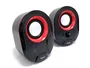 Equip Altavoces 2.0 Mini 245332 Negro y Rojo
