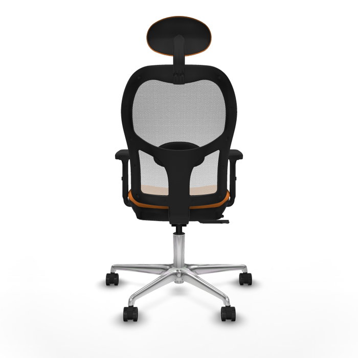 PIQUERAS Y CRESPO Silla de oficina Jorquera Naranja y Blanco