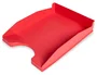 Q-connect Bandeja sobremesa plástico rojo opaco 240x70x340 mm