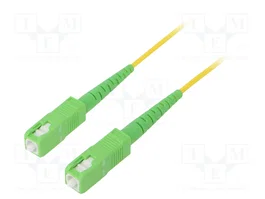 LOGILINK Cable de conexión de fibra óptica OS2 SC/APC a SC/APC, 5 m