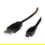 ROLINE 11.02.8719 Cable USB 2.0 A a Mini-USB B Macho/Macho, Negro, 1.8m