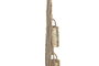 DKD Home Decor Campana de Hierro y Cuerda con 8 Campanas Dorado Desgastado