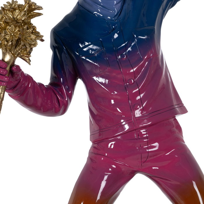 Figura Chico Multicolor Resina 41,50 X 24 X 66,50 cm