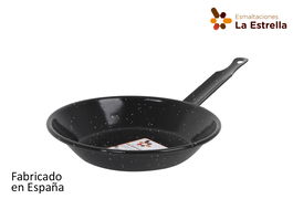 La Estrella Sarten Llana Bordonada Jaspeada 16 cm (12 Unidades)