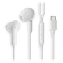 Auriculares intrauditivos ngs cross glide con micrÓfono usb tipo-c blancos
