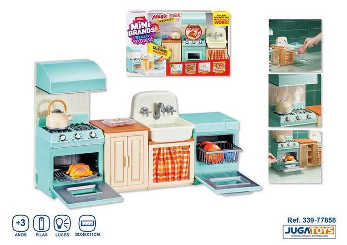 ZURU Mini Brands Magic Cook Kitchen Playset Series 1 Multicolor