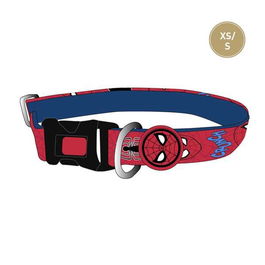 Cerda T2XS Collar para Perros Spiderman Rojo - Talla XS/S, Ideal para Mascotas Pequeñas, Ajustable y Resistente