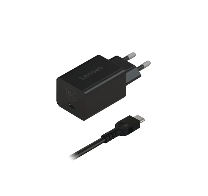 Lenovo Adaptador GaN Nano 65W USB-C Negro Lenovo Adaptador GaN Nano 65W USB-C Negro