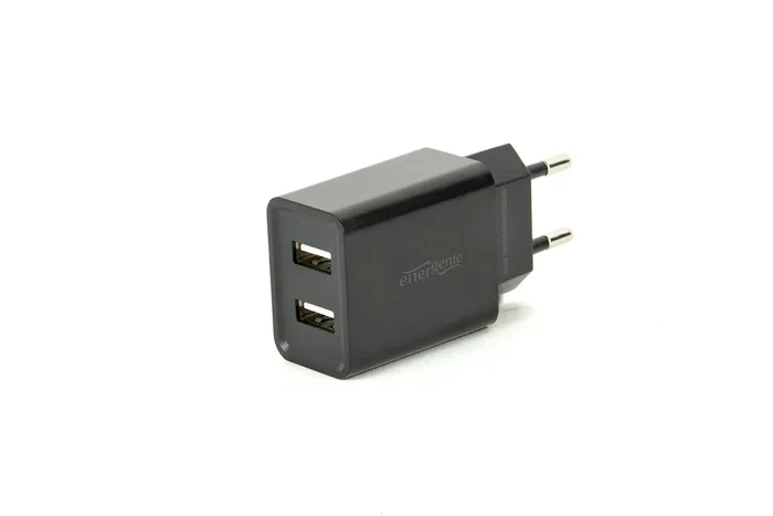 Energenie EG-U2C2A-03-BK Cargador de 2 Puertos USB 2.1A Negro