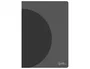Liderpapel Libreta A5 48 Hojas 90gr 5mm Doble Margen Tapa Plástico Negra