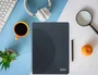 Liderpapel Libreta A5 48 Hojas 90gr 5mm Doble Margen Tapa Plástico Negra