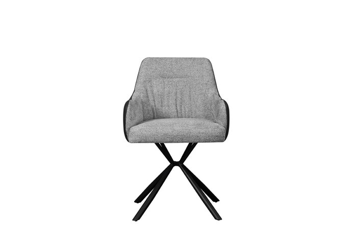 DKD Home Decor Silla Gris Negro 61 x 82 x 56 cm (2 Unidades)
