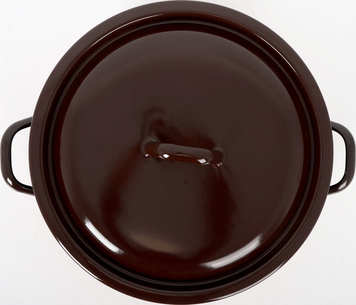 Olla Abombada con Tapa 24 cm - 7 L "Fuego" La Estrella (2 Unidades)