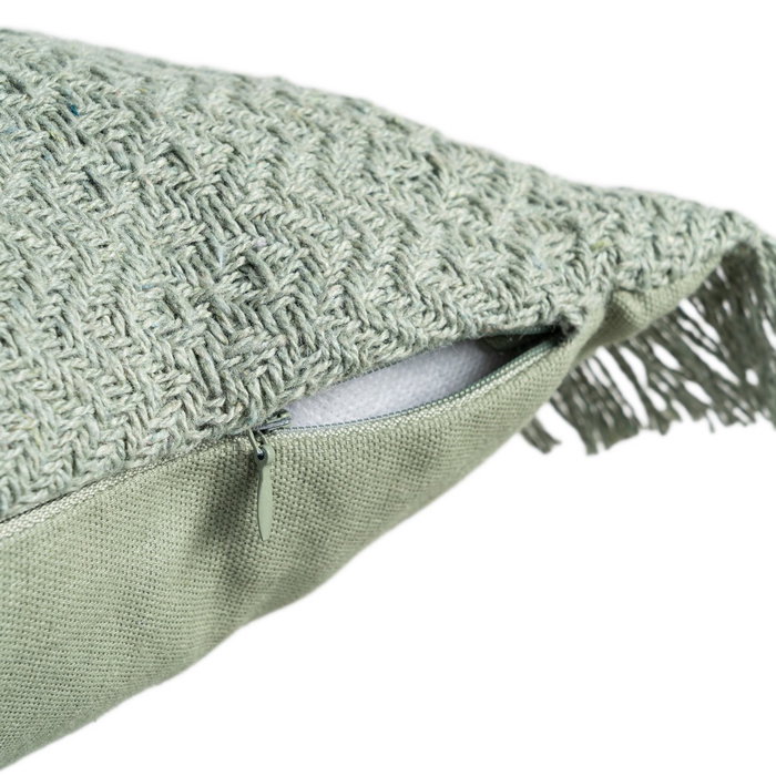 Cojín Verde Algodón-Poliéster 45 X 45 cm (Set de 2) Cojín Verde Algodón-Poliéster 45 X 45 cm (Set de 2)