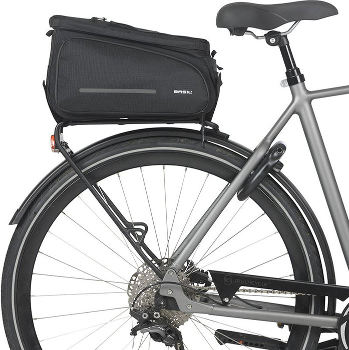 Basil Move Alforja para Bicicleta - Bolsa Portabultos 26L Poliéster Reciclado 15x30x31cm Basil Move Alforja para Bicicleta - Bolsa Portabultos 26L Poliéster Reciclado 15x30x31cm