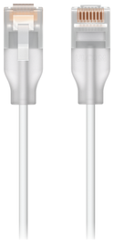 Ubiquiti Pack de 24 Cables de Red UniFi Etherlighting Cat6 0,15 m Blanco/Translúcido