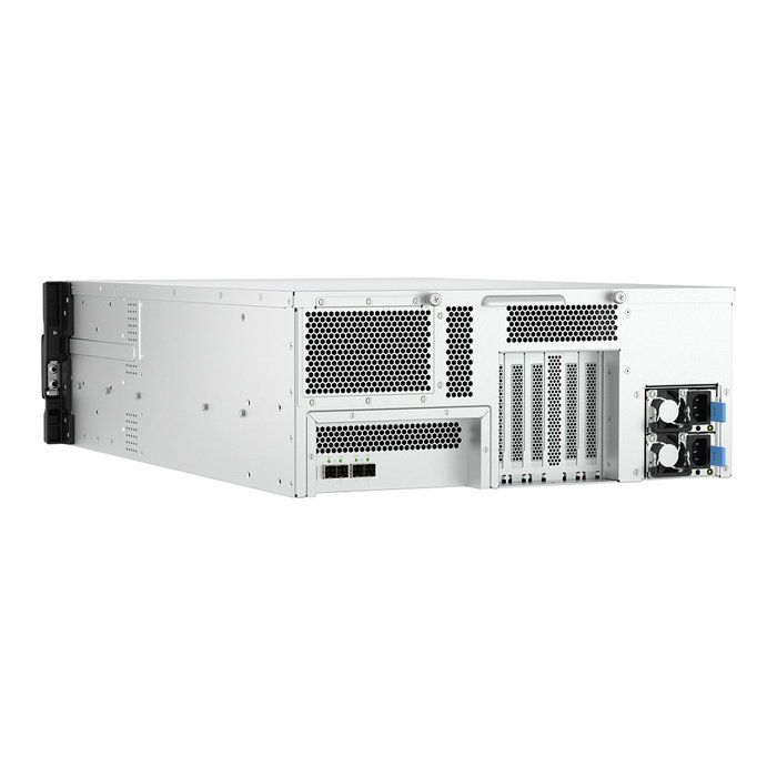 QNAP TL-R2400PES-RP Chasis Expansión JBOD SATA 24 Bahías 4U para Rack con Fuente Redundante, 6 Gbit/s, Hot-swap para Unidades 2.5/3.5 Pulgadas