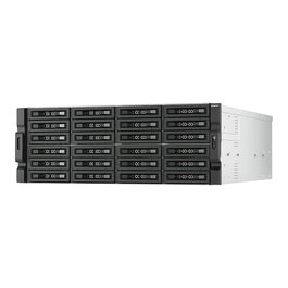 QNAP TL-R2400PES-RP Chasis Expansión JBOD SATA 24 Bahías 4U para Rack con Fuente Redundante, 6 Gbit/s, Hot-swap para Unidades 2.5/3.5 Pulgadas