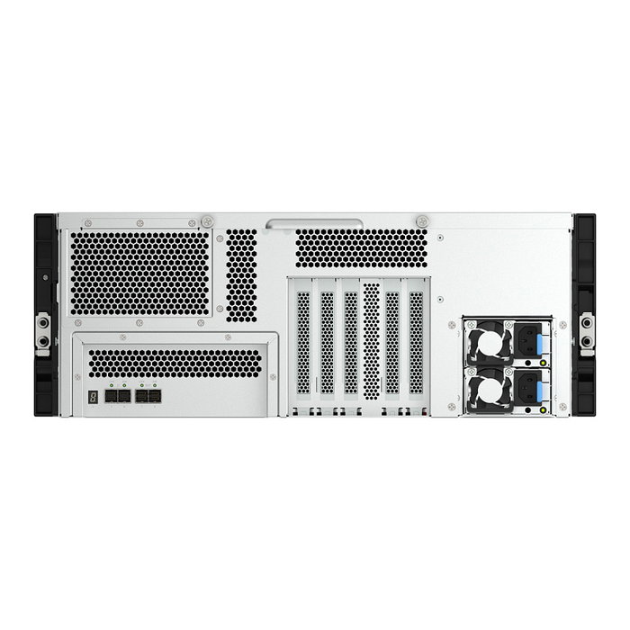 QNAP TL-R2400PES-RP Chasis Expansión JBOD SATA 24 Bahías 4U para Rack con Fuente Redundante, 6 Gbit/s, Hot-swap para Unidades 2.5/3.5 Pulgadas