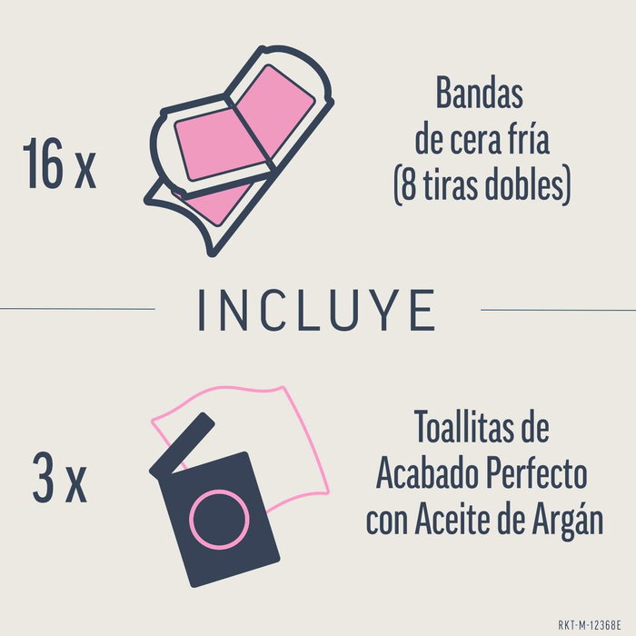 Veet Expert Axilas Bandas de Cera Depilatorias Piel Normal 16 u