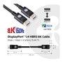 Club 3D CAC-1060 Cable DisplayPort 1.4 HBR3 8K 3m