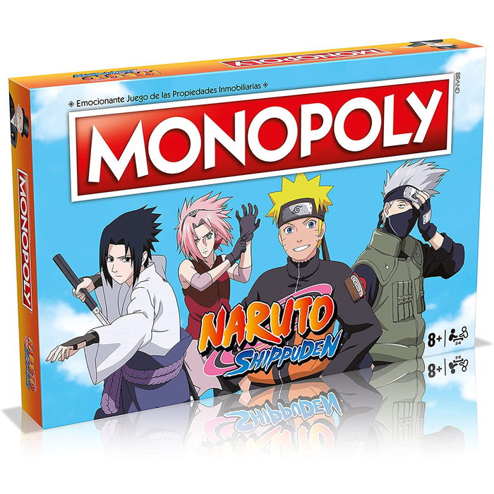 ELEVEN FORCE Juego Monopoly Naruto Shippuden Edicion Especial Juego de Propiedades Inmobiliarias Para Niños y Adultos +8 Años ELEVEN FORCE Juego Monopoly Naruto Shippuden Edicion Especial Juego de Propiedades Inmobiliarias Para Niños y Adultos +8 Años