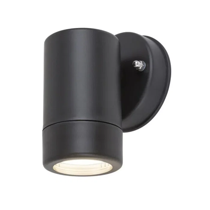 RABALUX Aplique de Exterior 'Medina' 1xGU10 IP44 Negro Minimalista, Modelo RAB-8832, sin fuente de luz