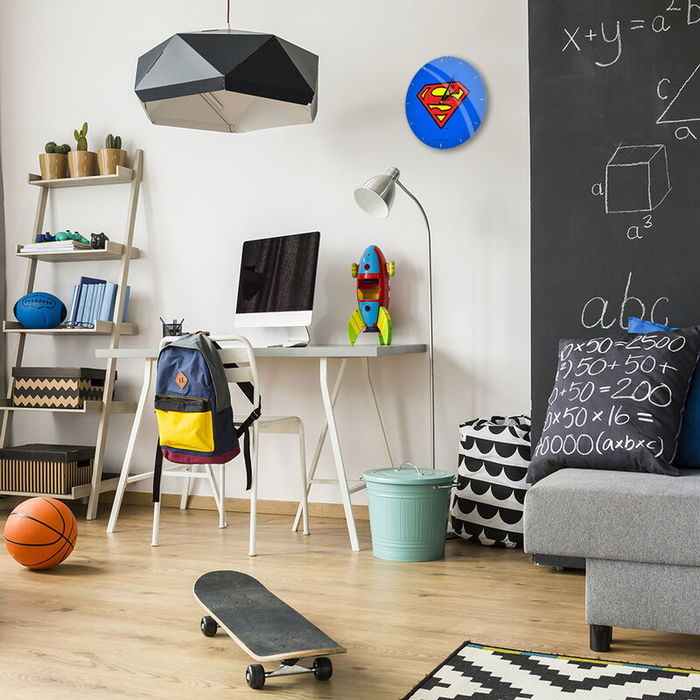 ERT GROUP Reloj de Pared DC Comics Superman 30.5cm Mecanismo Silencioso